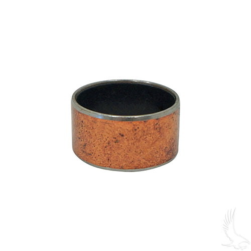Red Hawk OEM spindle bushing without flange for EZGO golf carts, model AXL0019, fits 2001 and newer, direct fit replacement part.