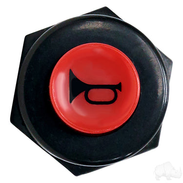 Red Hawk Horn Dash Mount Button ACC0035 Durable Secure Access For Car Enthusiasts