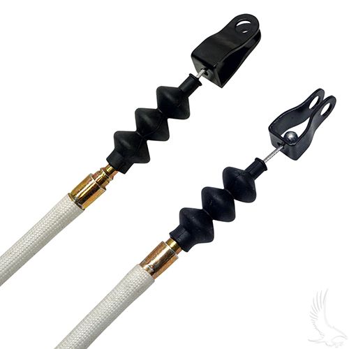 Red Hawk Governor Cable CBL026 for Club Car Gas FE290 golf cart, replacement cable for models 92-96.