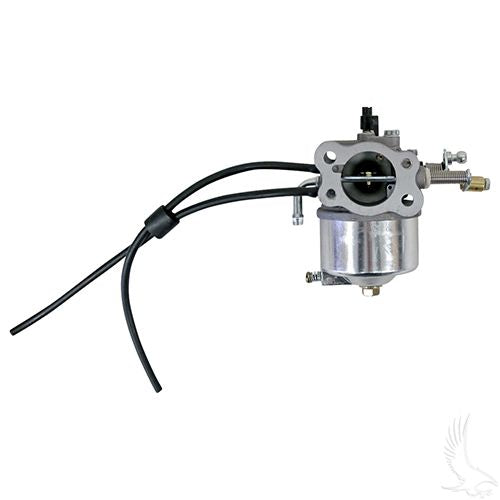 Redhawk OEM Carburetor 016A for EZGO 350cc golf cart engine, showing the silver metal body with mounting connections