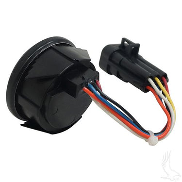 Red Hawk CGR-122 48V Charge Meter OEM For EZGO RXV Golf Carts Battery Status Gauge