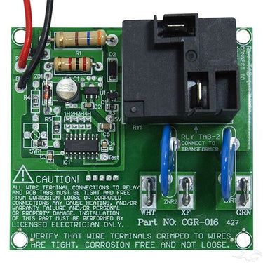 Red Hawk CGR-016 Charger Board for EZ-GO PowerWise 94 Plus 2nd Gen Golf Carts With Input Control