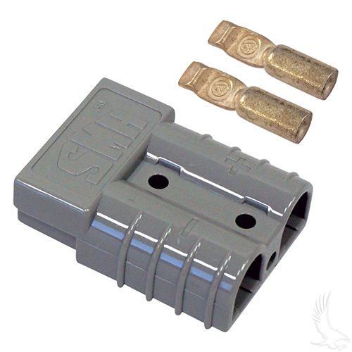 Redhawk CGR078 SB50 charger plug with dual 10-12 gauge tips for reliable electric vehicle charging.