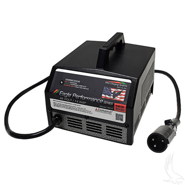 Red Hawk CGR316 48V Club Car Battery Charger Dual Pro PowerDrive Plug For Golf Carts