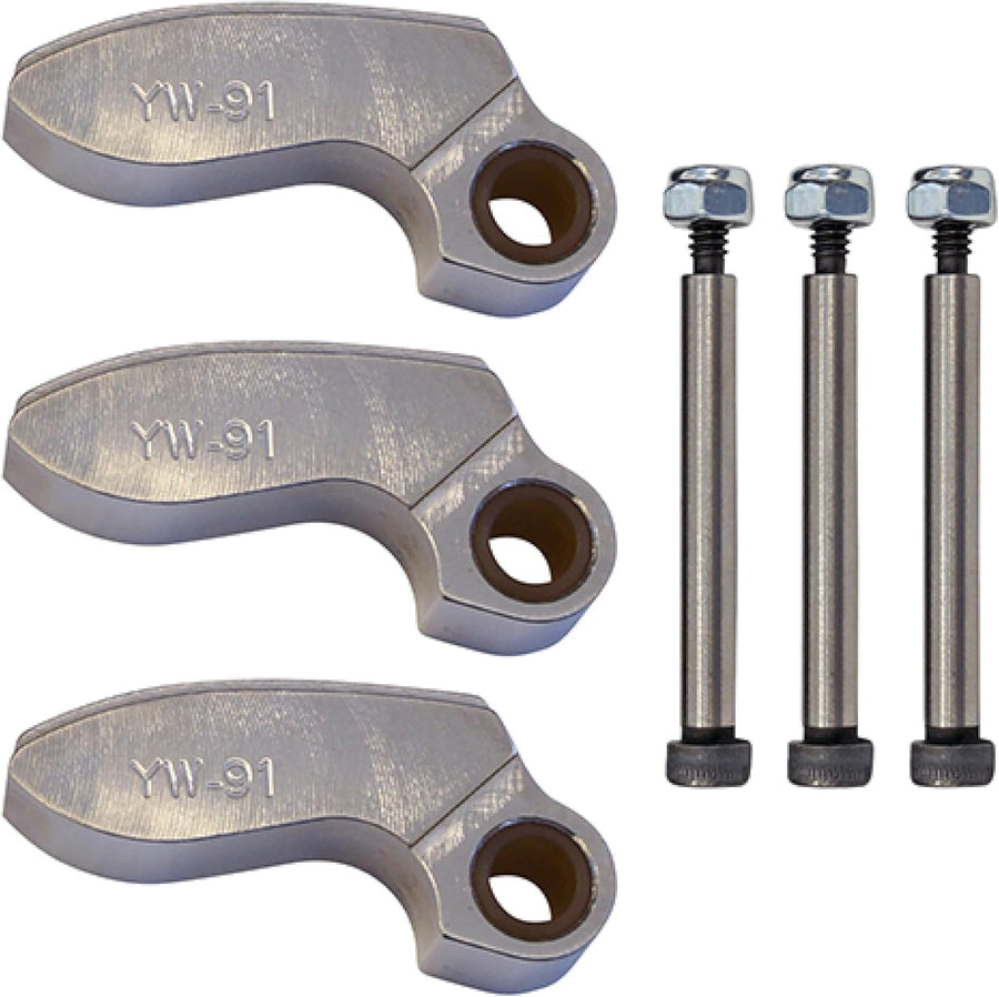 Redhawk clutch weight link kit for Yamaha G14 G22 golf carts, improving clutch reliability and performance.