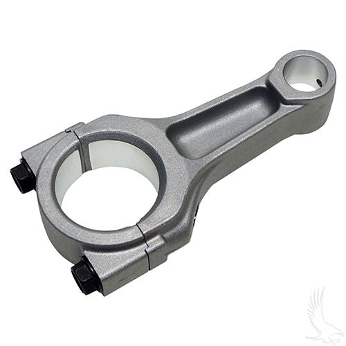 Redhawk ENG-192 connecting rod for E-Z-GO 4-cycle golf carts, replacement engine part with red finish and detailed metal components.