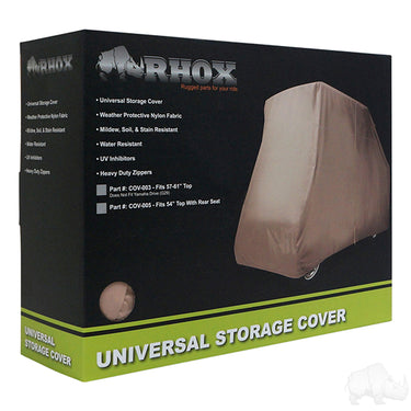 RHOX Storage Cover Premium Nylon For Cars With Rear Seats By Red Hawk Durable UV Rain Dust Shield - Rainier Parts