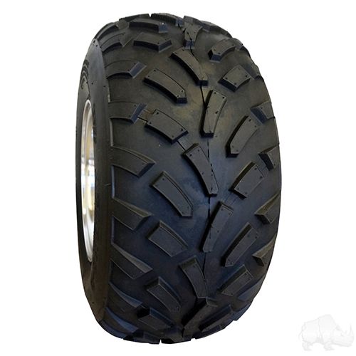 Red Hawk TIR-352 RXAL directional tire for ATV and lawn equipment, 18x8-8 size, 4-ply heavy-duty traction tire.