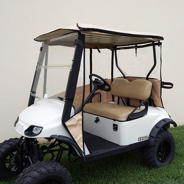 Red Hawk Odyssey Beige Enclosure ENC-012 For EZGO TXT 2014 Up Golf Cart Weatherproof Enclosure