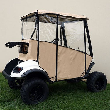 Red Hawk Odyssey Beige Enclosure ENC-012 For EZGO TXT 2014 Up Golf Cart Weatherproof Enclosure
