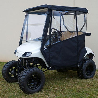 Odyssey Enclosure ENC-013 for EZGO TXT 2014 Black by Red Hawk Golf Cart Weatherproof Enclosure