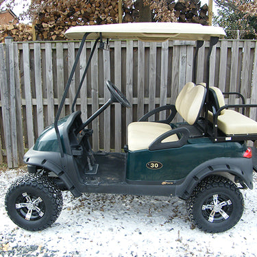 RHOX Fender Flare Set For Club Car Precedent By Red Hawk Four Piece Durable Mud Shield For Golf Cart Owners