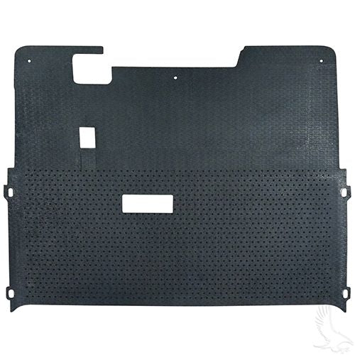 Red Hawk OEM BP0160 floor mat for EZ GO TXT golf carts, durable non-slip interior protection, red color with textured surface.