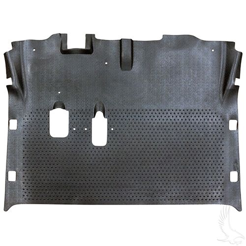 Redhawk BP0161 floor mat for EZGO RXV 08 onward golf cart, durable rubber mat with textured surface for interior protection.