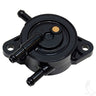 Red Hawk FP-009 fuel pump for Club Car FE290 FE350 golf carts, high-performance replacement part with visible pump components