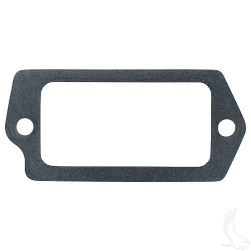 Red Hawk ENG-179 gasket breather for EZ-Go golf cart gas muffler and manifold, showing the gasket's outer surface and shape.