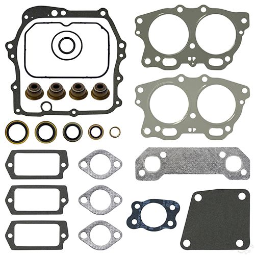 Red Hawk OEM gasket and seal kit for Golf Carts with Robins 295cc and 350cc engines, includes engine seals and gaskets.