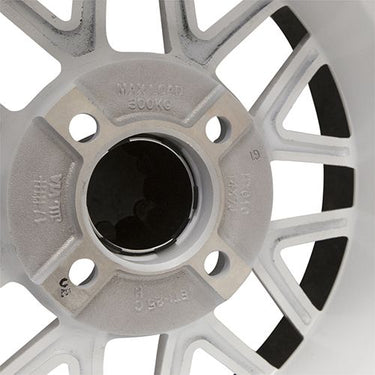 Red Hawk RX281 Golf Cart Wheel 14x7 ET25 White Gloss Black Accent Premium Durability for Golf Enthusiasts - Rainier Parts