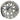 Red Hawk RX284 Wheel Machined Silver 12x6 ET10 For Golf Cart Enthusiasts Premium Build - Rainier Parts