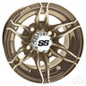 Red Hawk RX376 Bronze Wheel 10x7 ET25 For Golf Carts Premium Durable Finish Upgrade - Rainier Parts