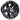 Red Hawk TIR RX335 12x7 Gun Metal Gray Golf Cart Wheel Rim Premium Alloy For Golf Cart Enthusiasts - Rainier Parts