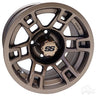 Red Hawk RX390 Halcyon Golf Cart Wheel 12x7 ET25 Premium Durable Rim For EZGO Club Car - Rainier Parts