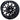 Red Hawk RHOX RX394 Wheel 14x7 Gloss Black ET25 Golf Carts - Rainier Parts