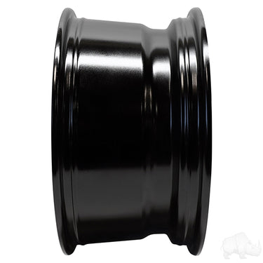 Red Hawk RX397 14x7 ET25 Machined Gloss Black Golf Cart Wheel For Enthusiasts Performance And Style - Rainier Parts