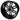 Red Hawk RX397 14x7 ET25 Machined Gloss Black Golf Cart Wheel For Enthusiasts Performance And Style - Rainier Parts