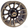 Red Hawk RX401 Halcyon 12x7 ET25 Golf Cart Wheel Premium Alloy For Golf Enthusiasts - Rainier Parts