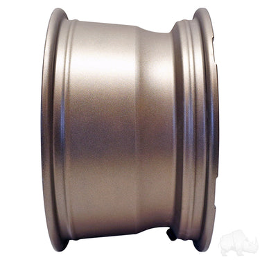 Red Hawk RX401 12x7 Golf Cart Wheel ET25 Machined Gloss Black High Performance Upgrade For Enthusiasts - Rainier Parts