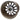 Red Hawk RX401 12x7 Golf Cart Wheel ET25 Machined Gloss Black High Performance Upgrade For Enthusiasts - Rainier Parts