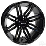 RHOX RX275 Wheel Gloss Black 14x7 ET25 For Golf Carts Enthusiasts By Red Hawk Premium Performance - Rainier Parts