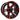 Red Hawk RHOX RX354 14x7 ET25 Wheel Black Red Finish Center Cap for Golf Cart Enthusiasts Worldwide - Rainier Parts