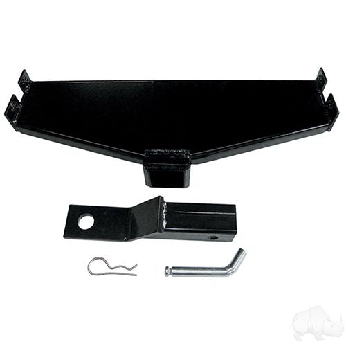 Red Hawk RHOX Bumper Hitch 15 for Club Car Tempo and Precedent golf carts, durable tow-ready mount for easy towing.