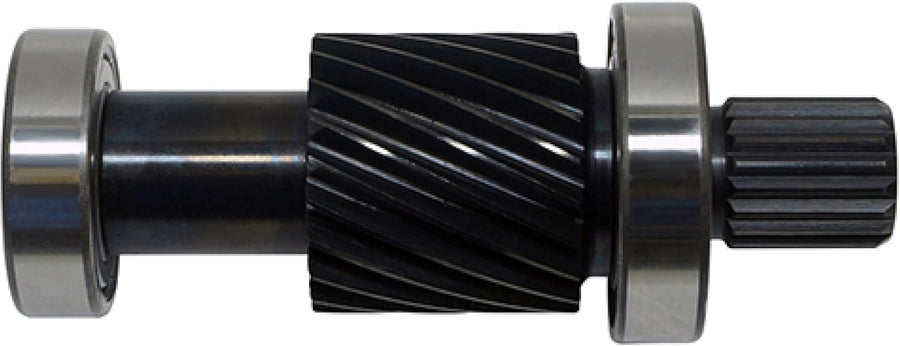 Red Hawk Gear-101 input shaft kit for EZ-GO TXT golf carts, showing the durable replacement part with metal components.