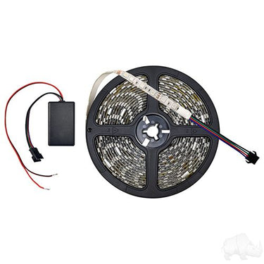 RGB LED Light Strip Red Hawk 20ft Bluetooth 12V For Vehicles Vibrant Ambient Interior Lighting