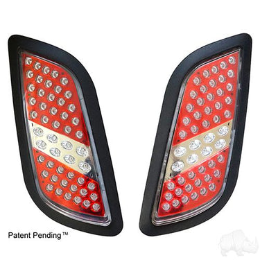 Red Hawk LGT311L OEM LED Light Bar Kit For EZGO RXV Golf Carts 2008-2015 Night Visibility