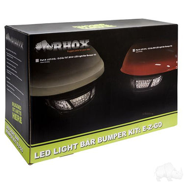 Red Hawk LED Light Bar Bumper Kit LGT-312L for EZGO TXT Golf Cart 2014 and Later