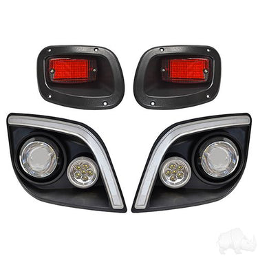 RGBW LED Light Kit OEM Red Hawk LGT-402L For EZGO Express Golf Carts Premium RGBW Running Lights