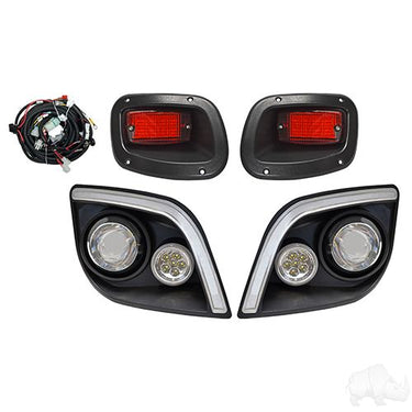 RGBW LED Light Kit OEM Red Hawk LGT-402L For EZGO Express Golf Carts Premium RGBW Running Lights