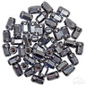 Red Hawk Chrome Closed End Lug Nut Box 50 Pack For Mechanics Durable Half Inch Standard Fit Three Quarter Inch OD - Rainier Parts
