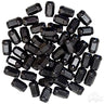 Red Hawk Lug Nut Box 12mm 1.25 Closed End Gloss Black 50 Count For Mechanics Professional - Rainier Parts