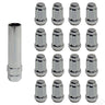 Red Hawk TIR941S Lug Nut Set 16 PC Chrome Half Inch 20 Threads Hex Key Included For Mechanics And Enthusiasts - Rainier Parts