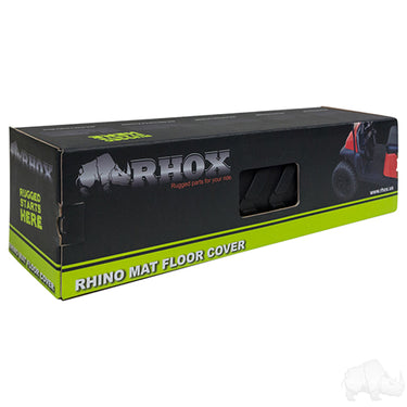 RHOX Rhino Mat OEM ACC-0160 for EZGO TXT 96+ Golf Cart Rubber Floor Mat Red Hawk
