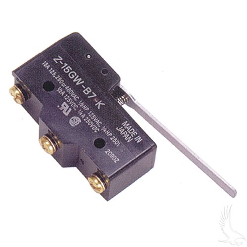 Red Hawk OEM MS005 Micro Switch Three Terminal SPDT for EZ Go Electric Golf Carts 1971-1981