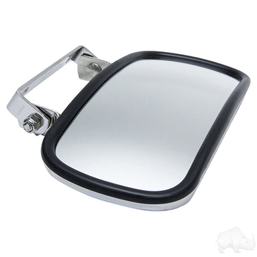 Red Hawk Universal 180 Degree Convex Roof Mount Mirror For Commercial Vehicles Premium Stainless Steel Wide View