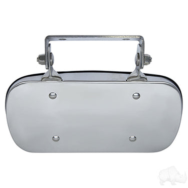 Red Hawk Universal 180 Degree Convex Roof Mount Mirror For Commercial Vehicles Premium Stainless Steel Wide View