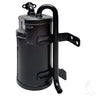 Red Hawk muffler MUF-0008 for EZ-GO RXV, TXT gas golf carts, Kawasaki engines, aftermarket exhaust upgrade, durable metal construction.