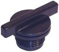 Red Hawk Oil Cap CAP-9004 for EZGO 4-cycle gas golf carts, red replacement cap for models from 1991 onward